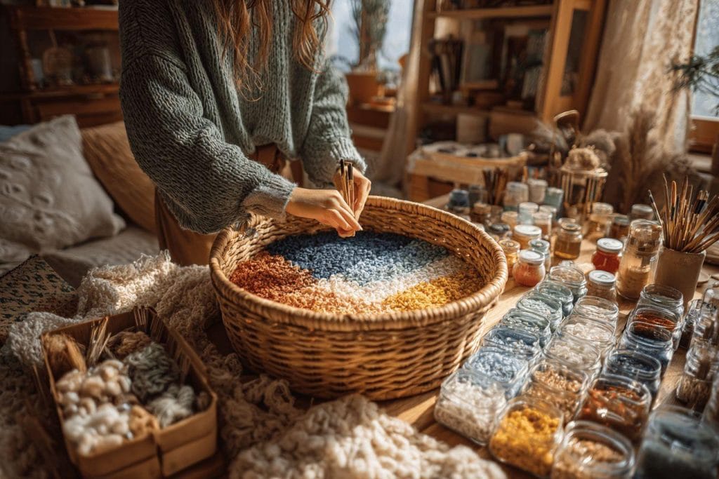 Comment décorer et customiser facilement un panier en osier : 10 idées DIY