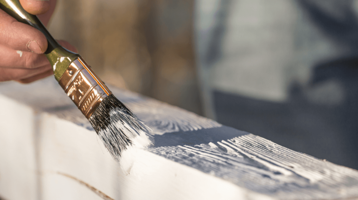 Peinture poutre bois