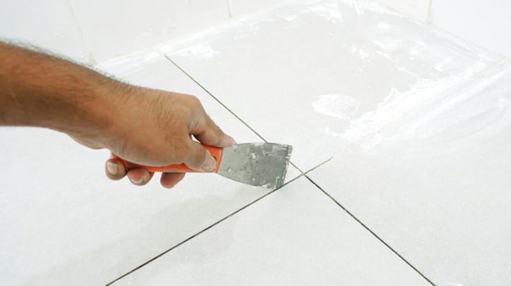 enlever joint carrelage sec