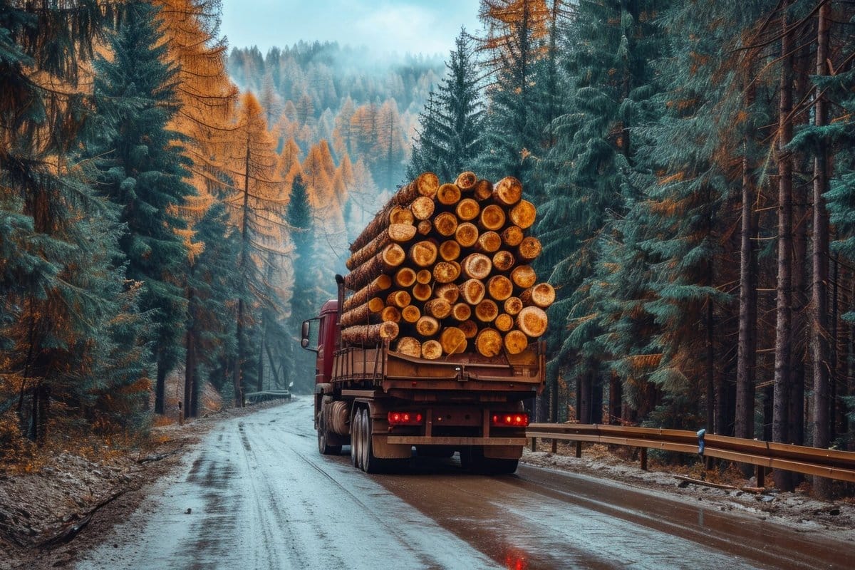 prix d'un camion de bois en grume