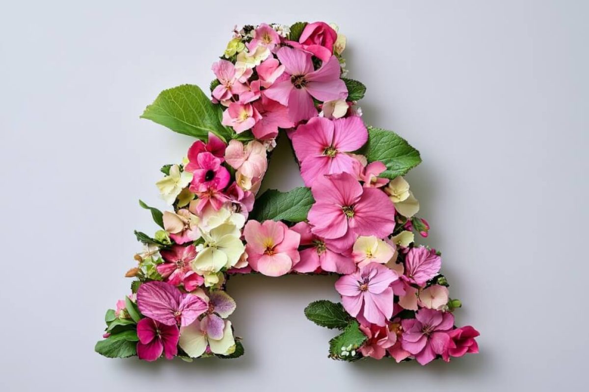 fleurs en A