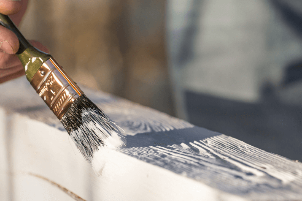 Peinture poutre bois